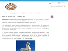 Tablet Screenshot of ceramichevaldemone.com